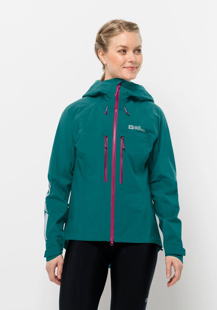 Jack Wolfskin Fahrradjacke MOROBBIA 3L JKT W sea-green