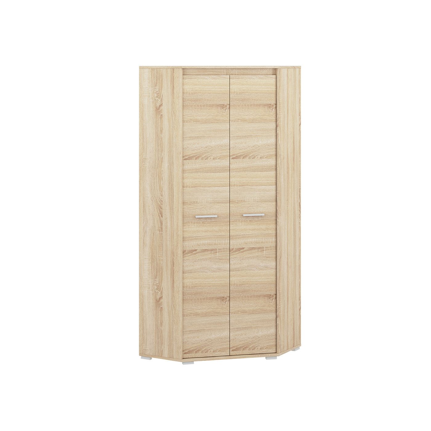 Marmex Möbel Eckschrank Avo 04 hoher, Eckkleiderschrank mit Einlegeböden und Kleiderstangen