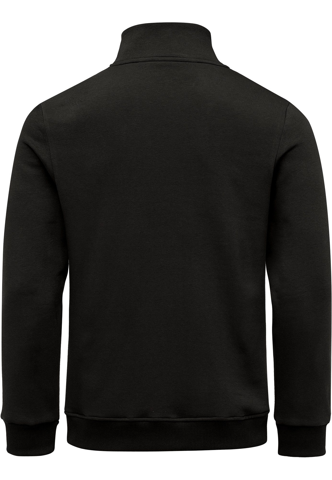 Amaci&Sons Sweatshirt LANDON Troyer Troyer Herren Pullover Zipper Sweatjack günstig online kaufen