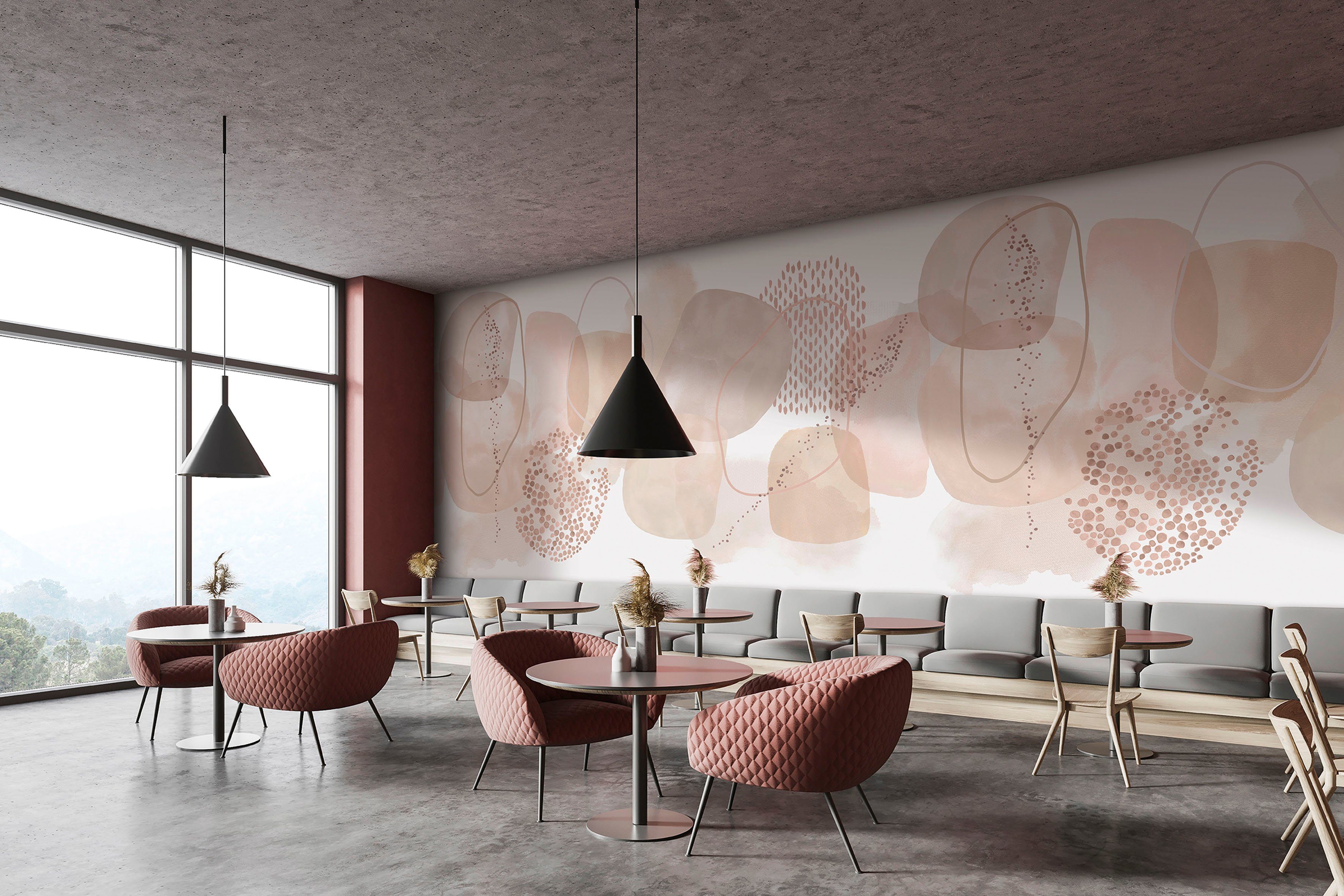 Marburg Fototapete Hannah, glatt, matt, moderne Tapete für Wohnzimmer Schlafzimmer Küche