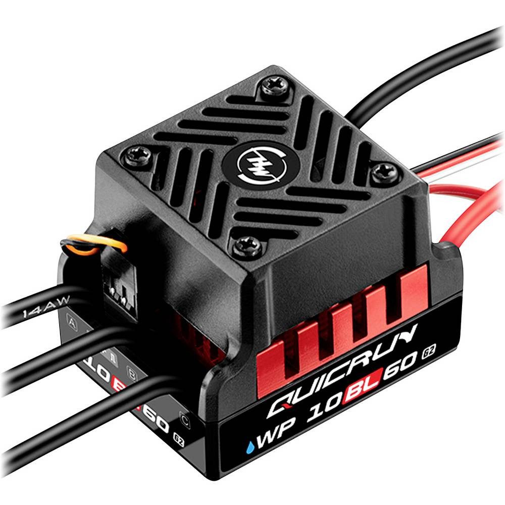 Hobbywing QuicRun WP10BL60 G2 Automodell Brushless Fahrtregler Belastbarkeit Controller