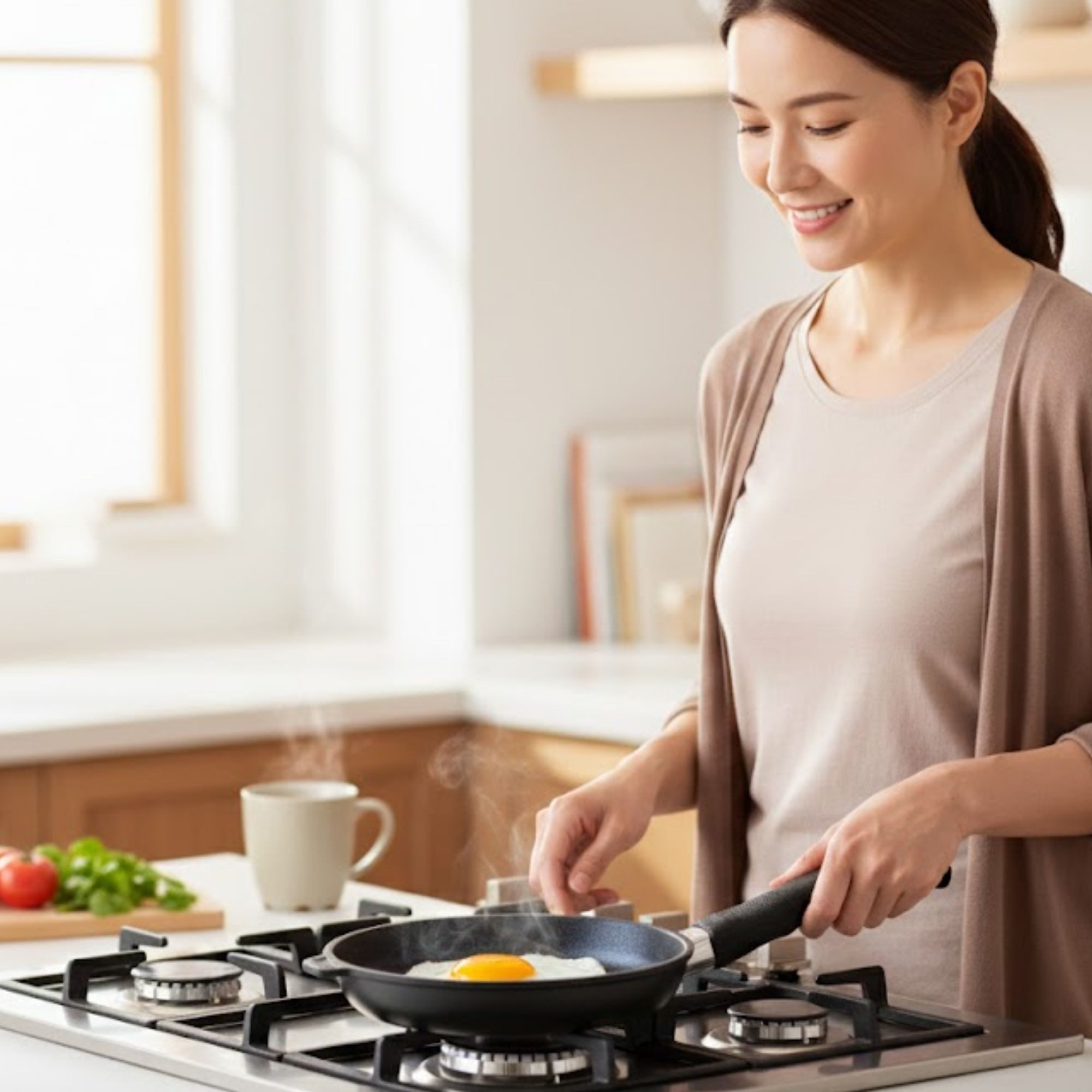 Gastrolux Bratpfanne GASTROLUX EVO-Pfanne Guß-Bratpfanne 20cm 4,5 cm