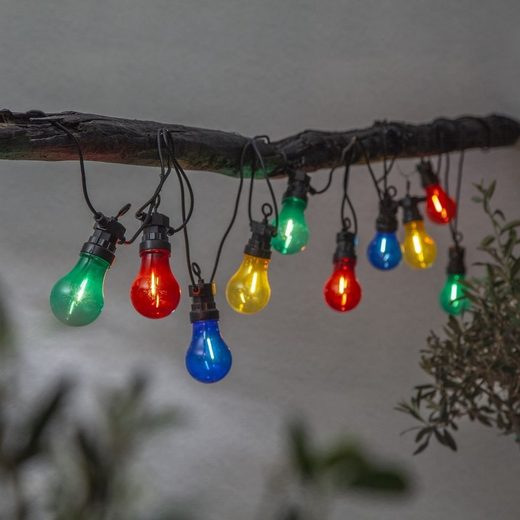 STAR TRADING LEDLichterkette »LED Lichterkette Circus 10 bunte Birnen