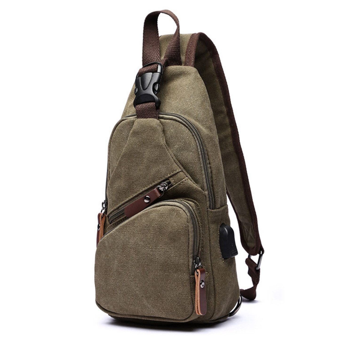 OKWISH Schultertasche Brusttasche Sling Schulter Rucksack günstig online kaufen