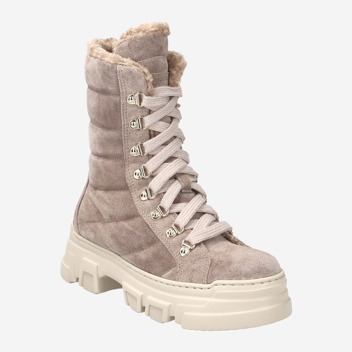 NOCLAIM NoClaim DAFNE5, Warmfutter, Boots, Beige, Damen Stiefel