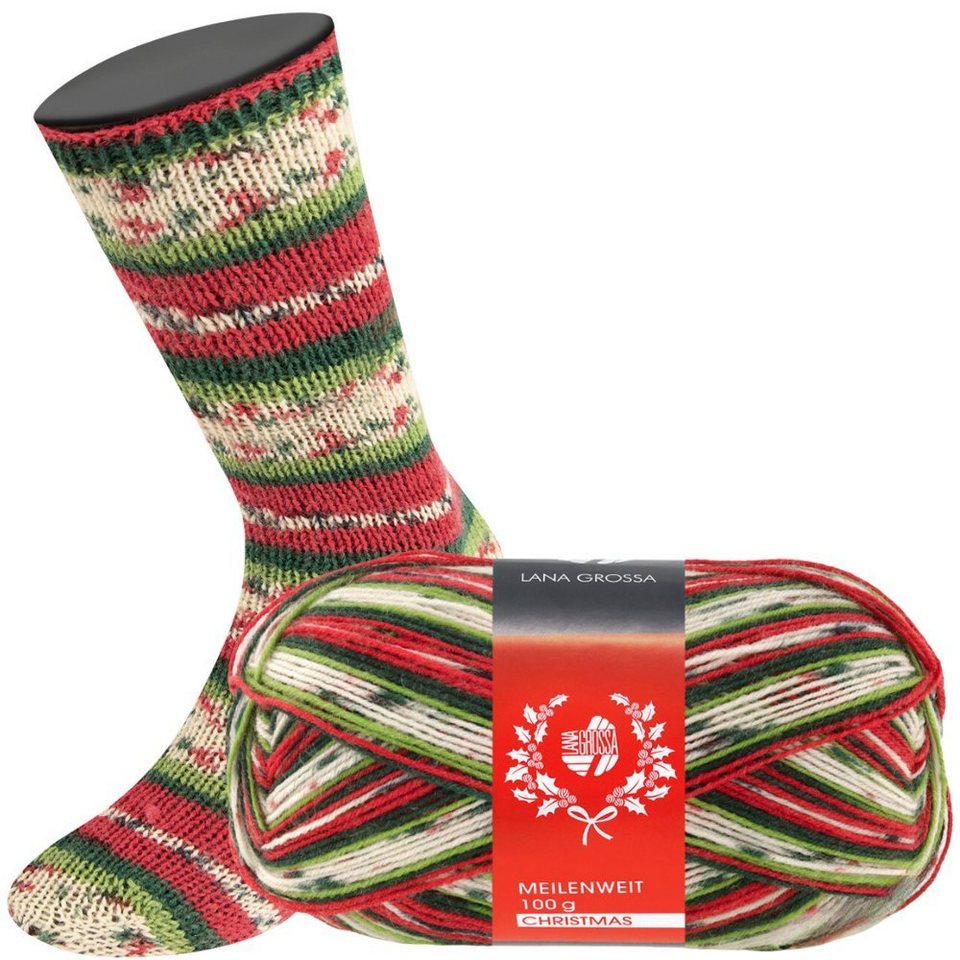 Sockenwolle weihnachtsmuster Clearance