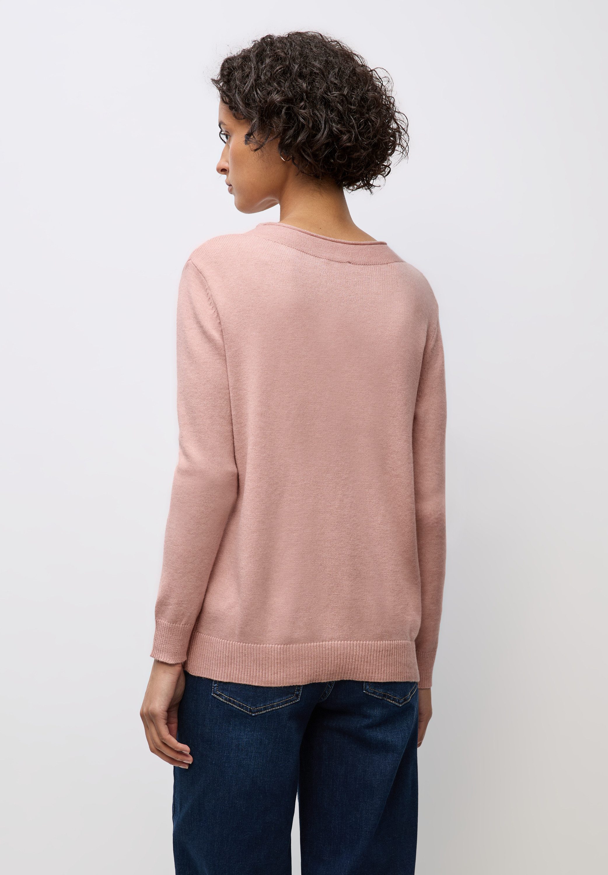 STREET ONE Strickpullover mit feiner Rollkante günstig online kaufen