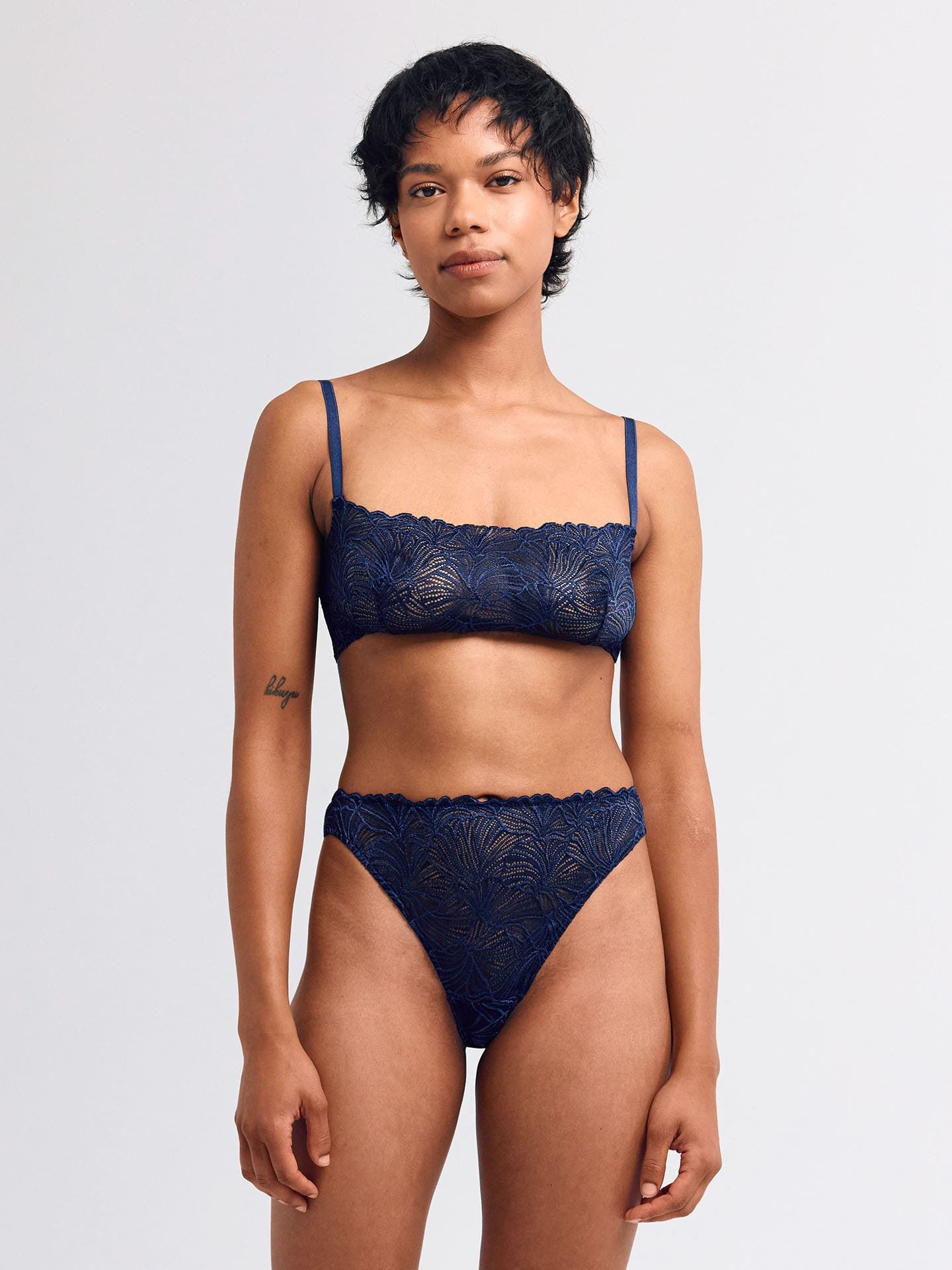 Erlich Textil Bralette FLUID LACE BANDEAU BRALETTE (1-tlg)