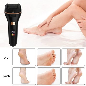 yozhiqu Maniküre-Pediküre-Set Elektrische Fußfeile, Schleifer, Entferner für harte Haut und Hornhaut, Feile zur Entfernung von harter Haut und Hornhaut an den Füßen