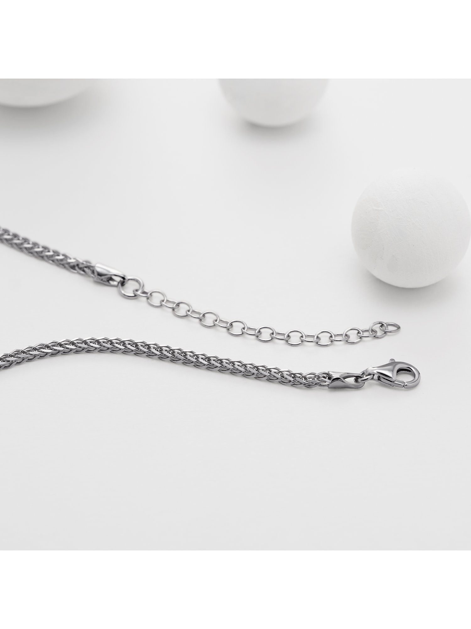 CHRIST Collier CHRIST Herren-Kette 925er Silber, recycelt