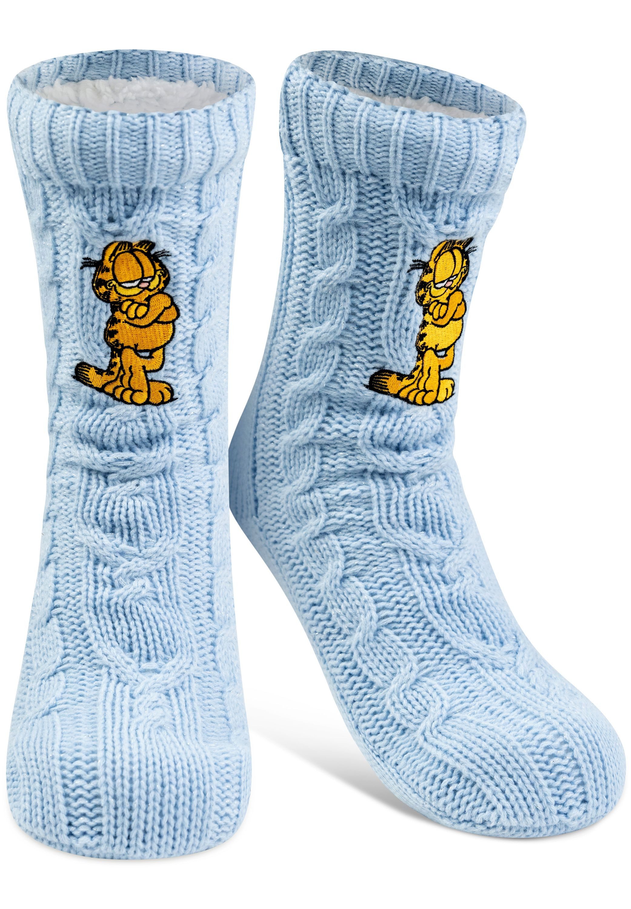 United Labels® Носки для дома Garfield Hüttensocken Носки для дома mit Sherpa Futter Мягкие носочки