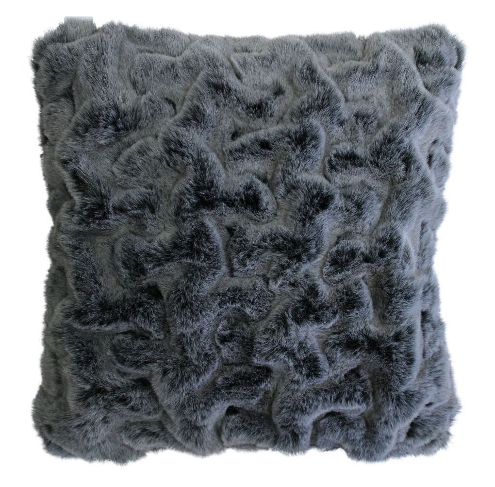 PICHLER Dekokissen Pichler Flauschiges Dekokissen LIO Anthrazit