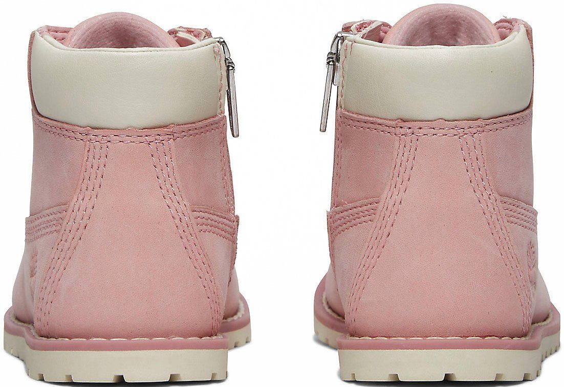 Timberland POKEY PINE MID LACE UP WITH ZIP BOOT Schnürboots (für Kinder) Winterstiefel, Schnürstiefel, Winterschuhe – Bild 5 von 5
