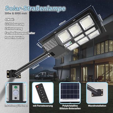 Randaco LED Solarleuchte Straßenlaterne Solar Straßenlampe LED Strahler mit Bewegungsmelder