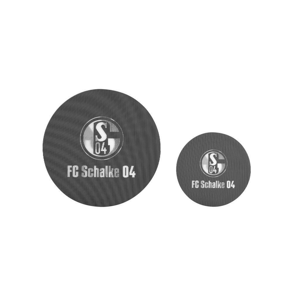 FC Schalke 04 Aufkleber FC Schalke 04 Aufkleber-Set Logos schwarz