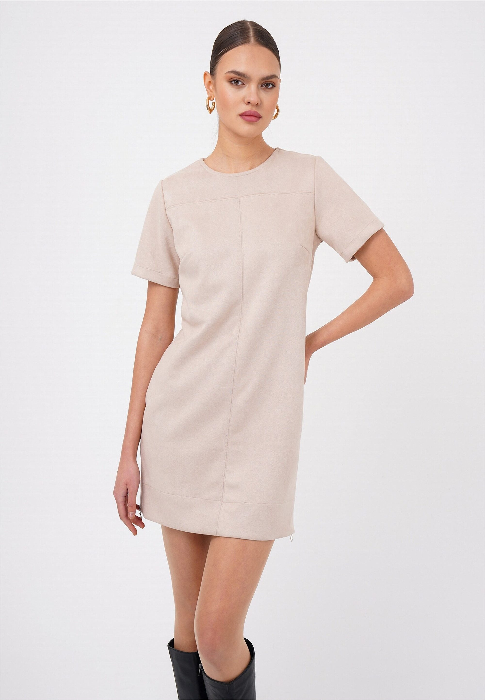 freshlions Jerseykleid (1-tlg) mit kurzen Ärmeln günstig online kaufen