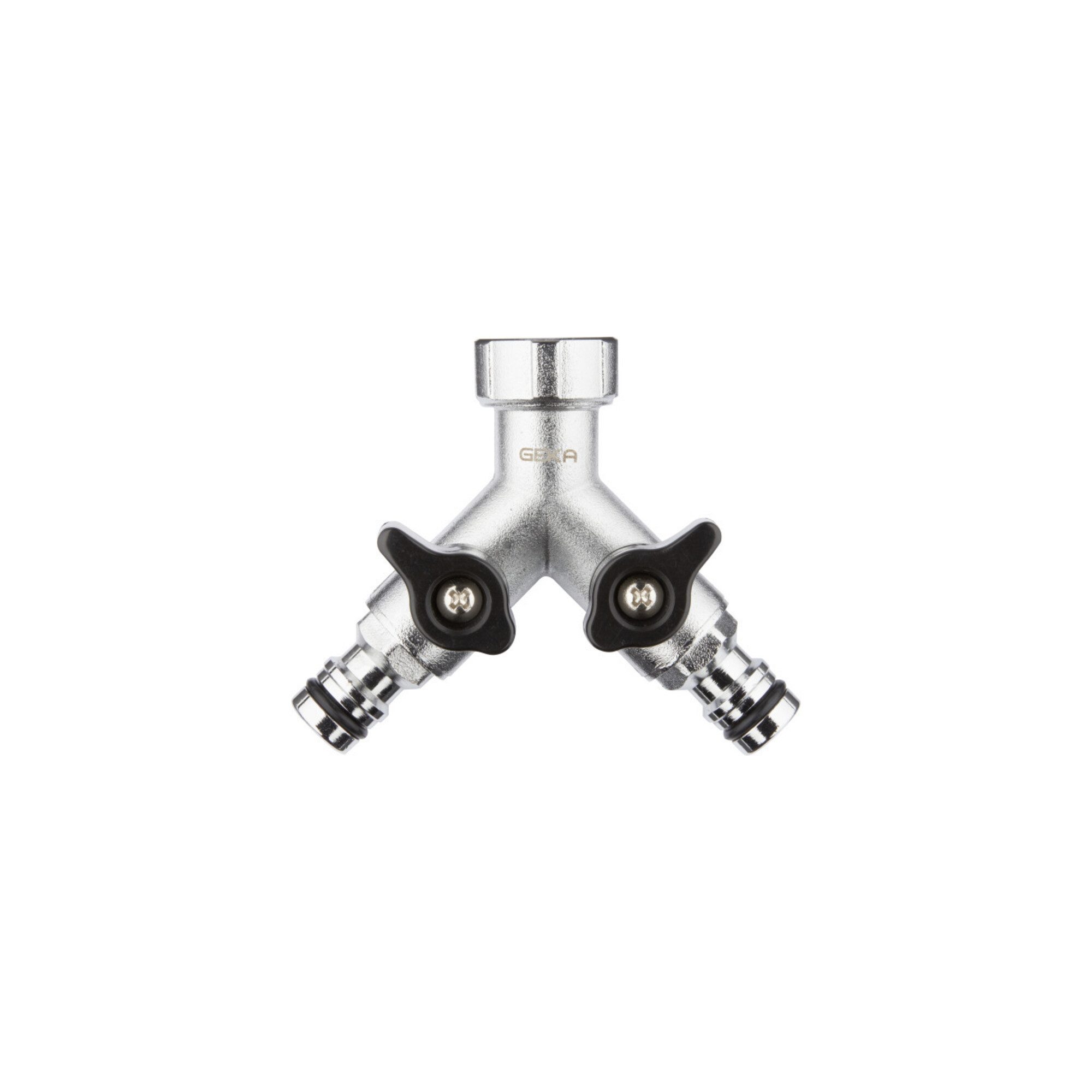 GEKA Universaldübel GEKA plus-Zweiwegeventil Stecksystem IG G 3/4" MS Cr EAN