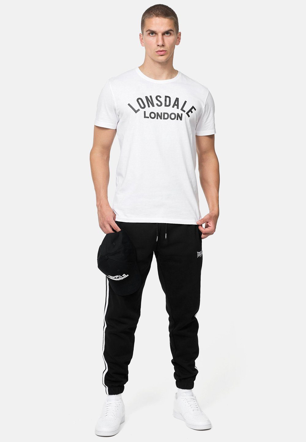 Lonsdale T-Shirt BRADFIELD White