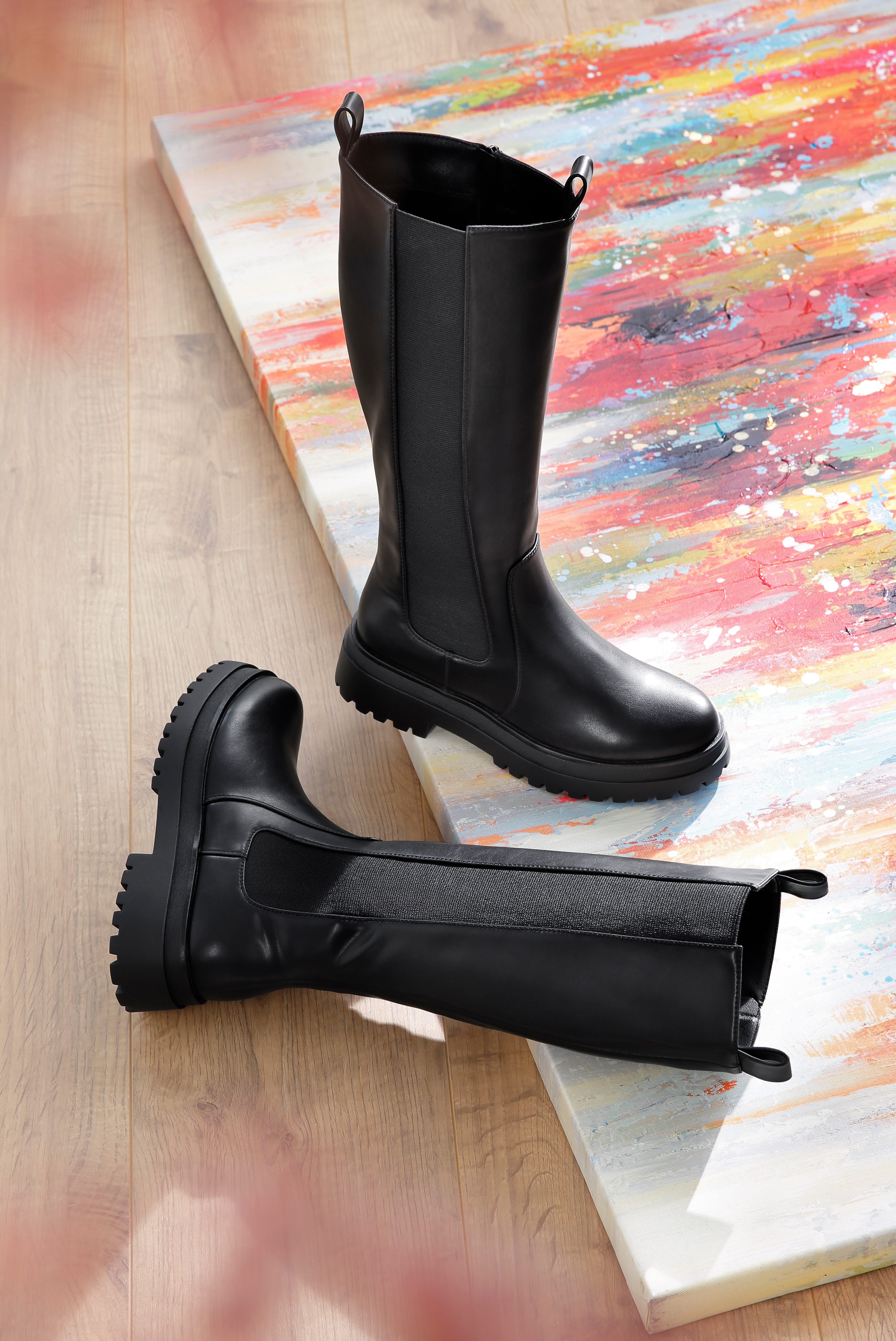 Aniston SHOES Stiefel mit Stretcheinsatz und günstig online kaufen