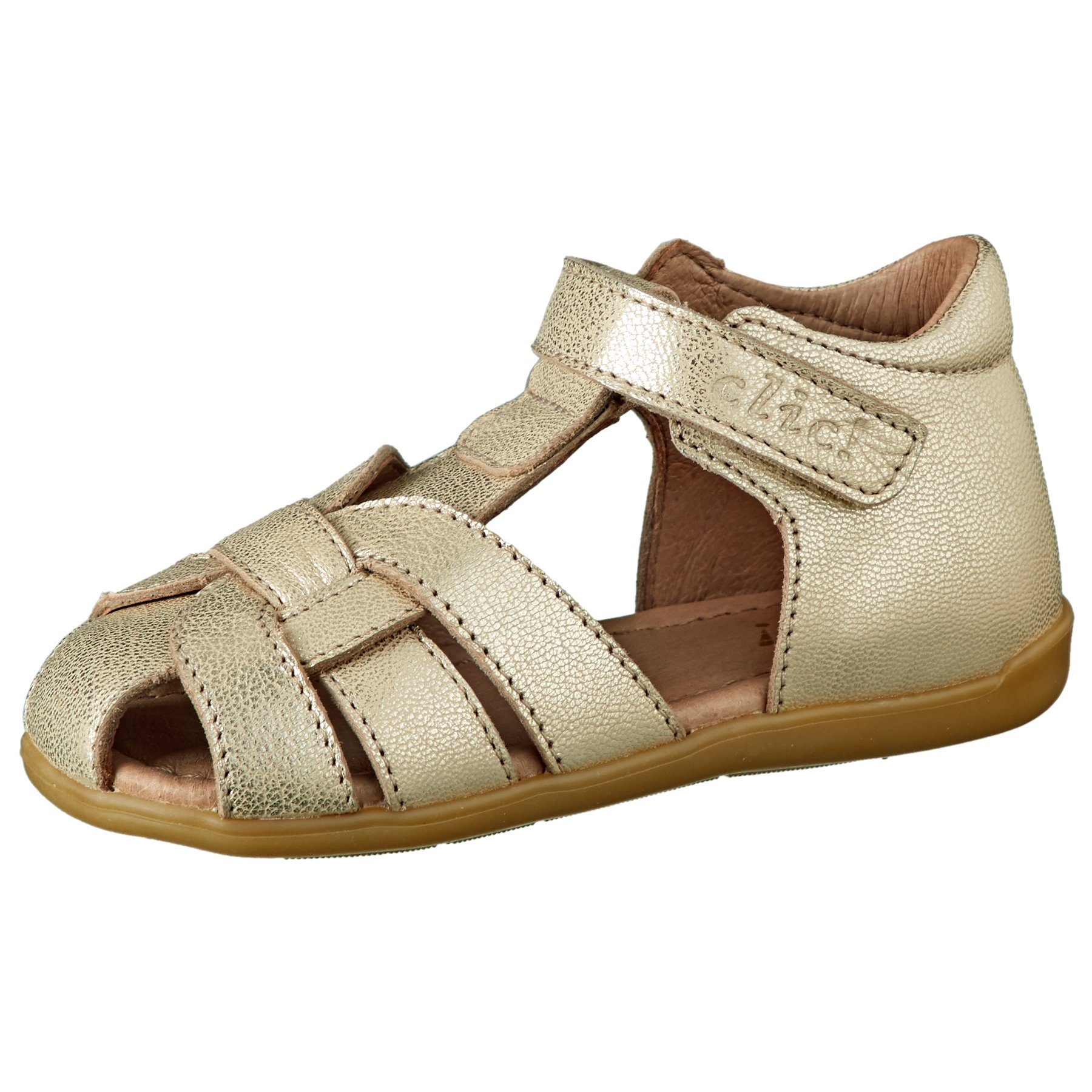Clic »Clic Sandalen Mädchen Lauflernschuhe Leder Gold 20313« Sandalette  online kaufen | OTTO