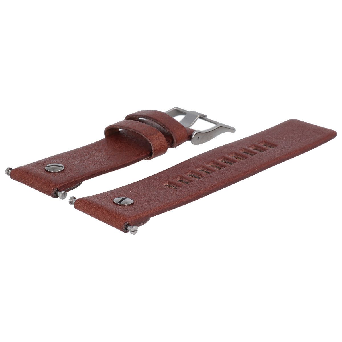 Diesel Uhrenarmband 24mm Leder Braun DZ-7258