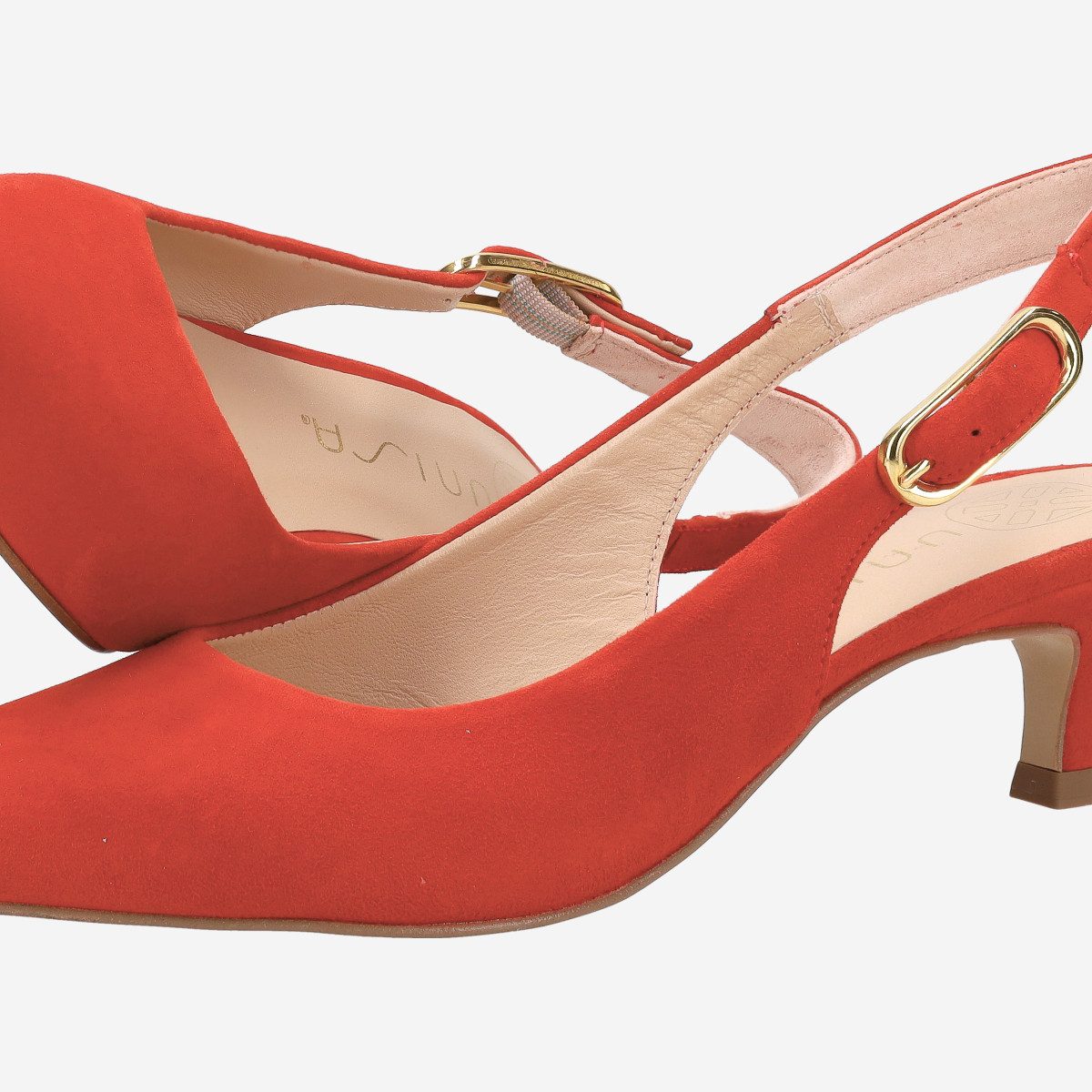Unisa Unisa IBON_KS CLAVEL, Peeptoes & Slingpumps, Rot, Damen Peeptoepumps