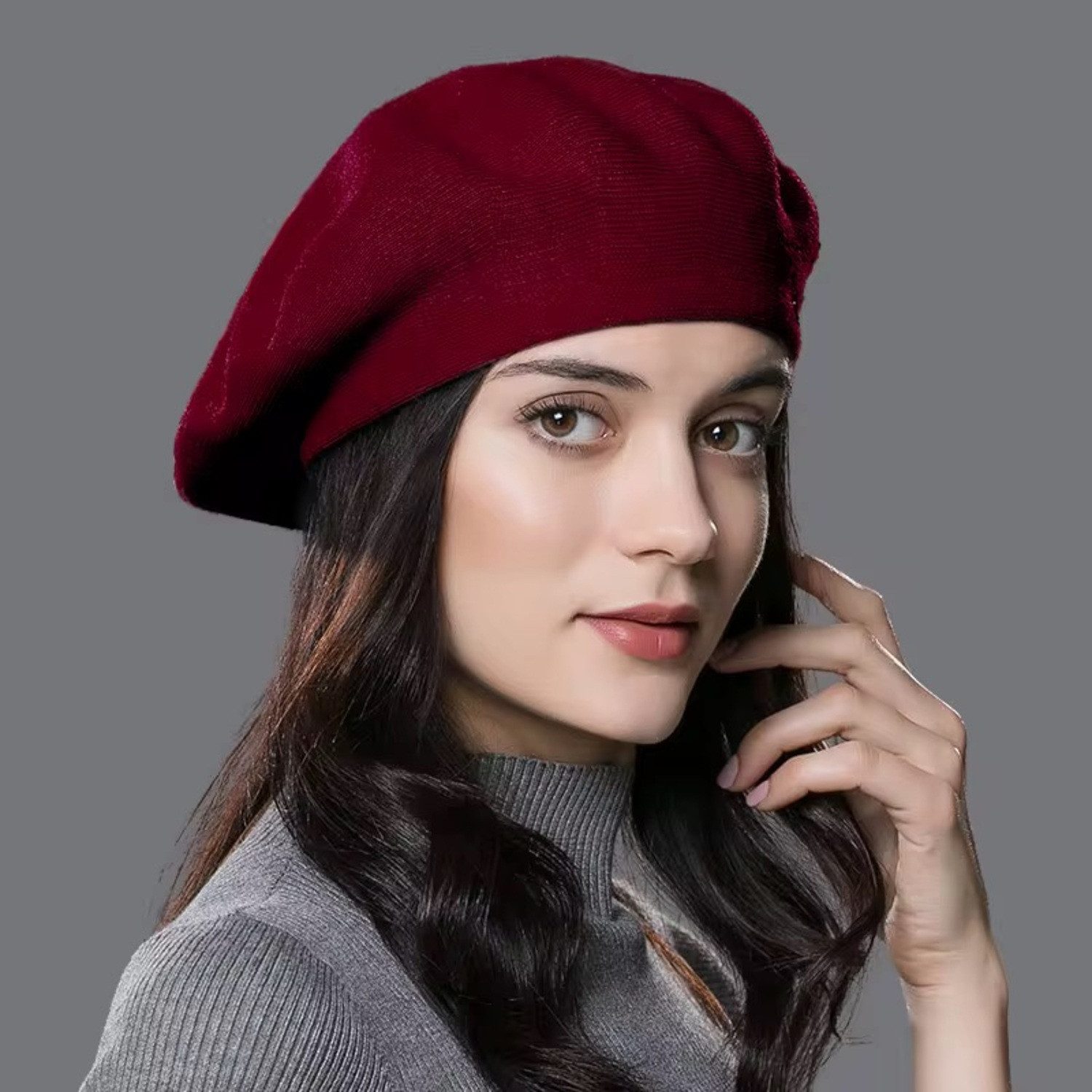 ROUGEMONT Baskenmütze Trendige Damen Mütze Kaschmir/ günstig online kaufen