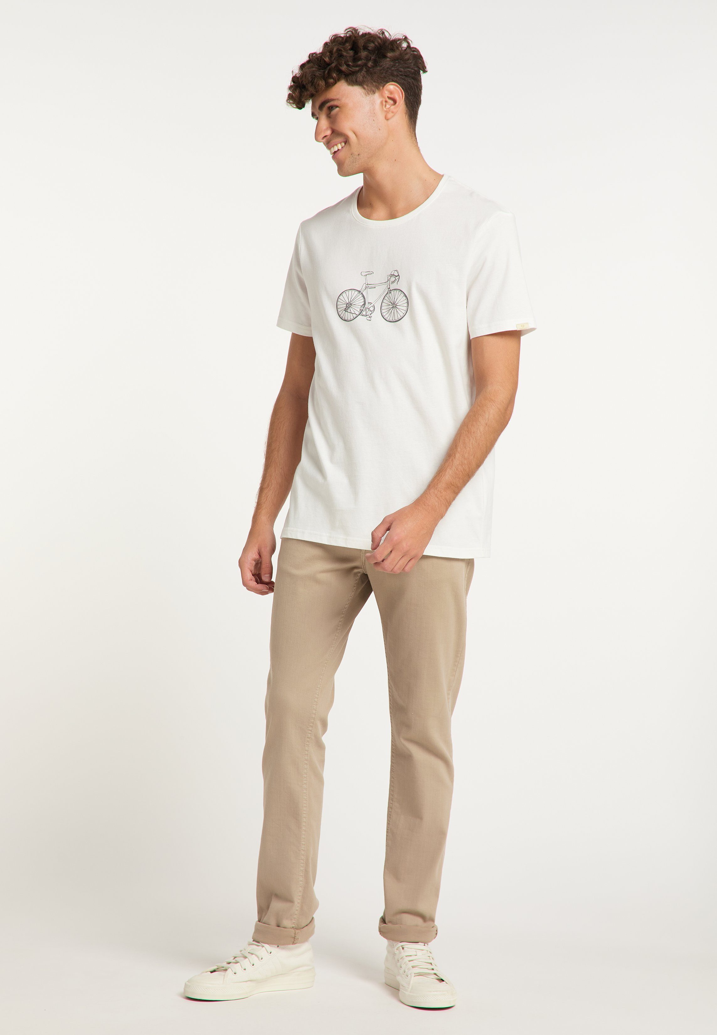 T-Shirt ORGANIC & WHITE Ragwear Nachhaltige Vegane Mode SIRIL