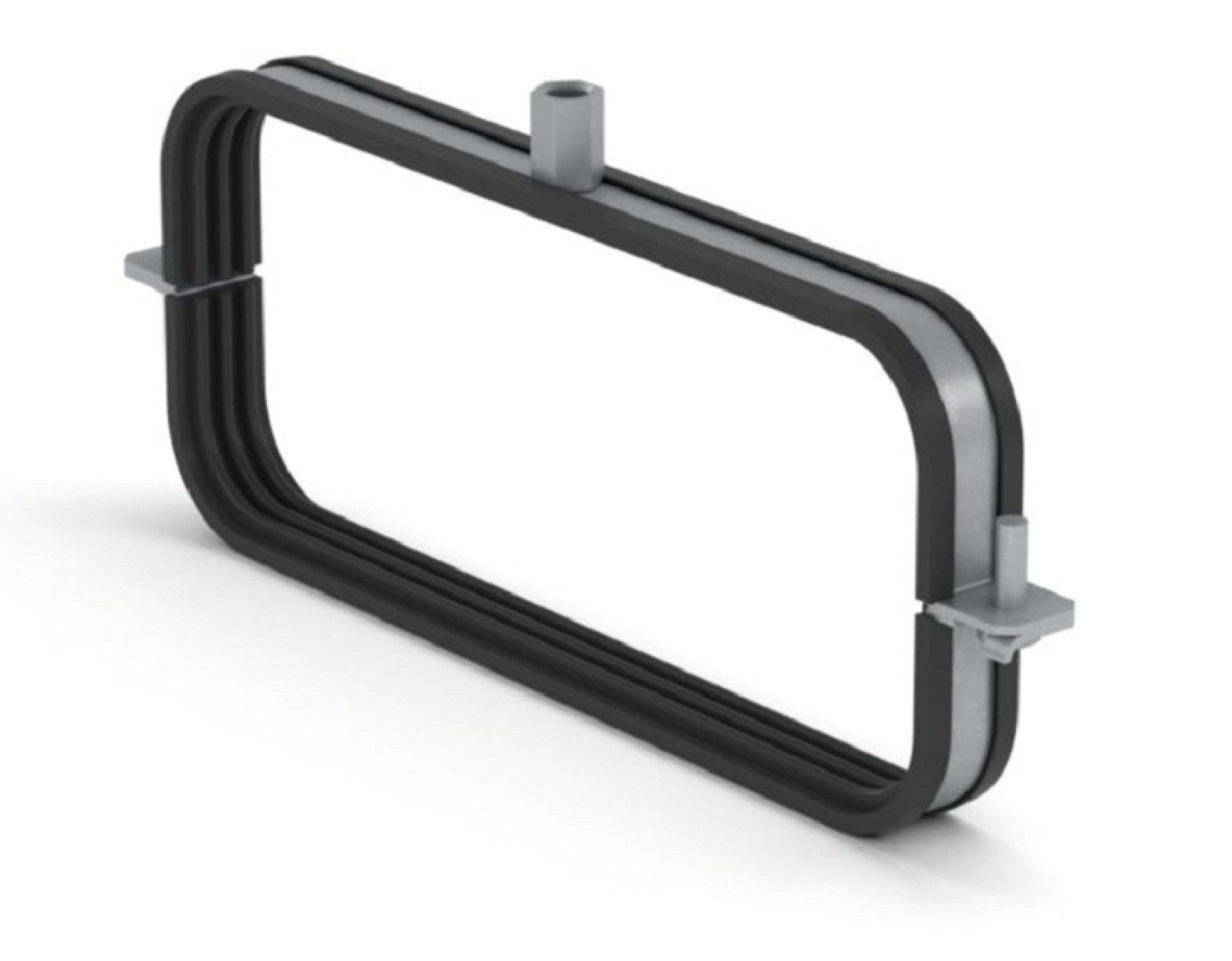 Naber Montagezubehör Dunstabzugshaube COMPAIR STEEL flow® 150 Flachkanalhalterung verzinkter Stahl 4061022