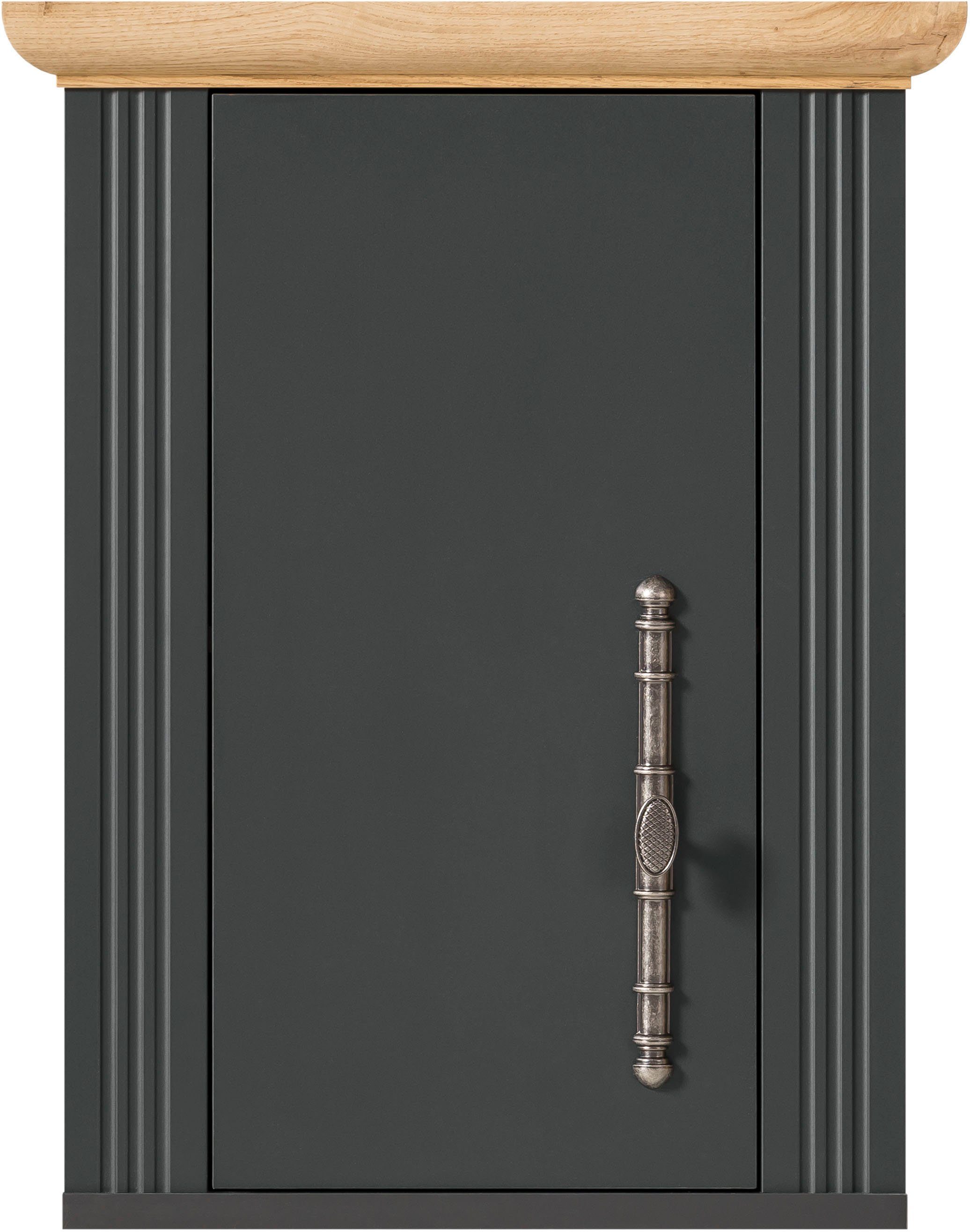 56 cm, Home exclusiv by im romantischen Westminster affaire dunkel Landhausstil, Breite Hängeschrank Grau