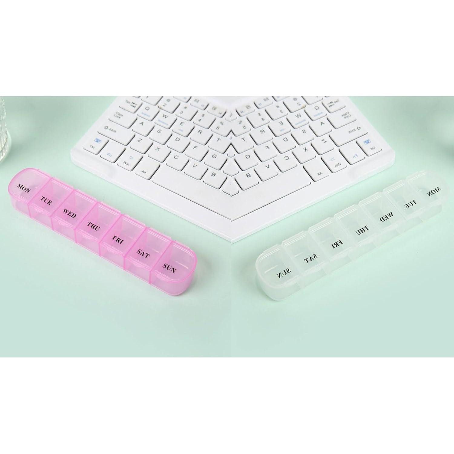 LuxusKollektion Pillendose Große Pillendose 7 Tage wöchentlicher Organizer mattes Finish