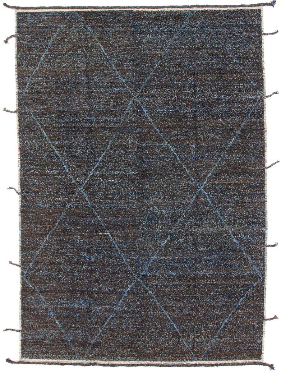 Orientteppich Berber Maroccan Design 268x389 Handgeknüpfter Moderner Orientteppich, Nain Trading, rechteckig, Höhe: 25 mm