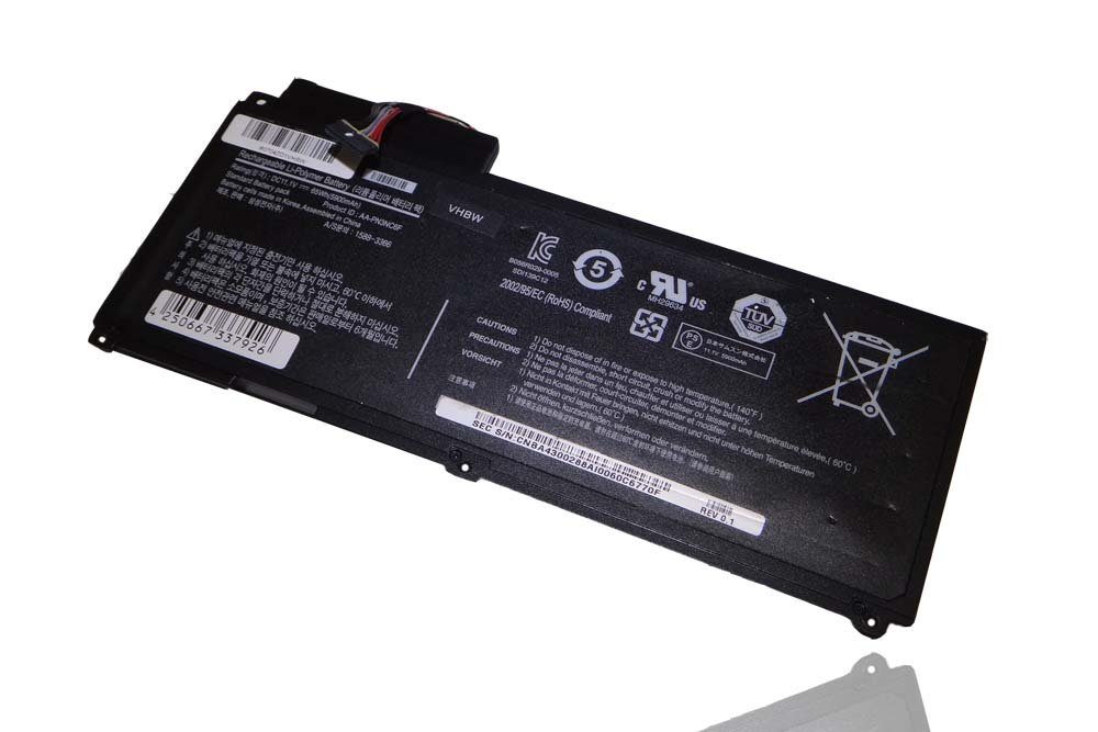 Laptop-Akku 5900 mAh QX410, vhbw NP-SF511, NP-SF510, NP-SF410, Samsung für passend NP-SF310,