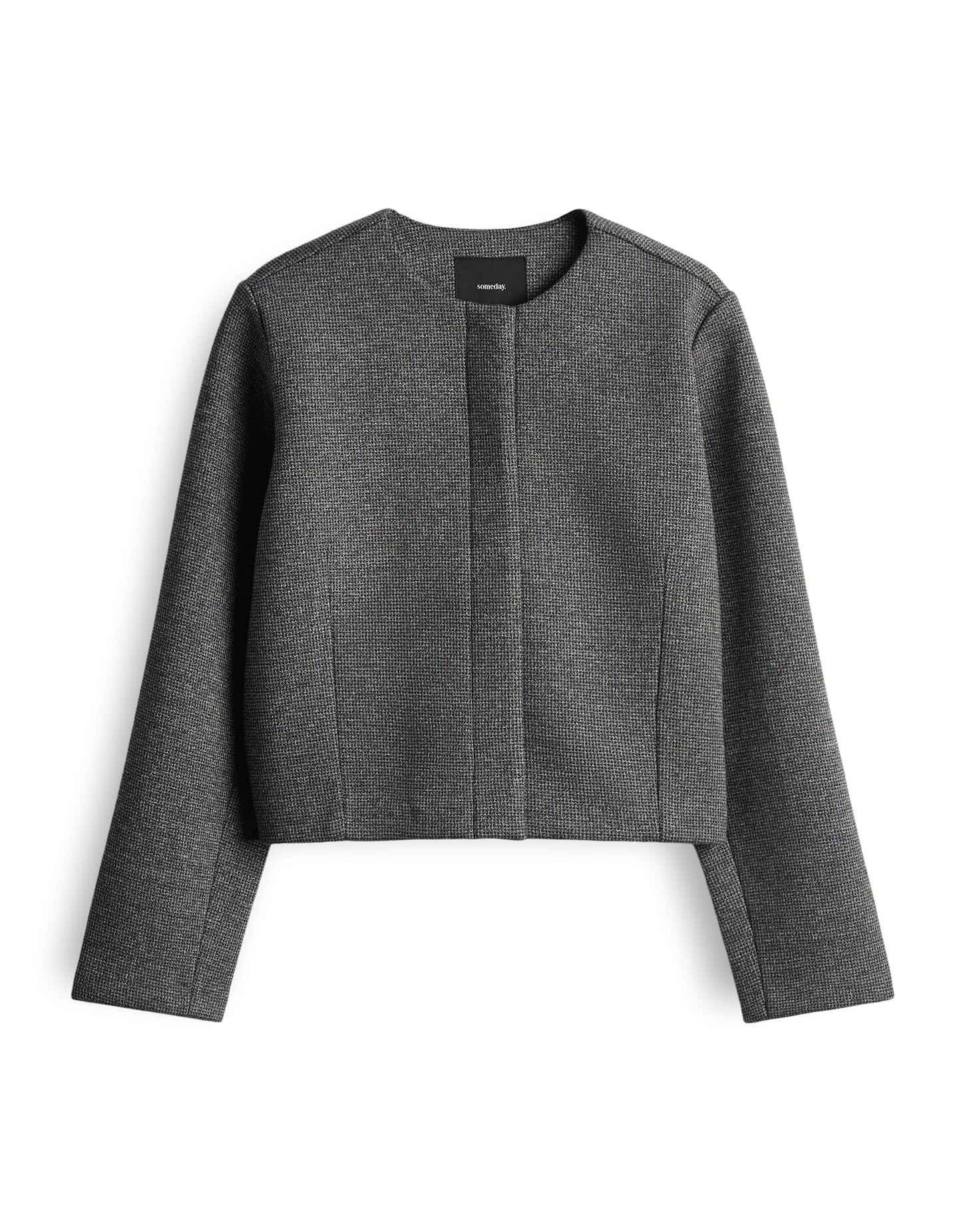 someday Sweatjacke UMADISON Regular Kurzjacke mit Hahnentritt Muster locker günstig online kaufen