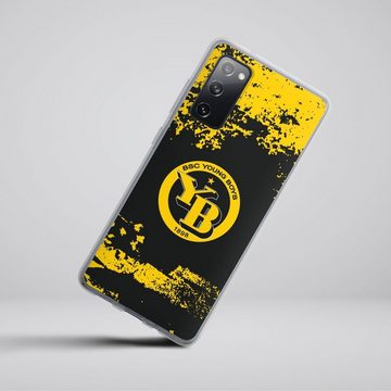 DeinDesign Handyhülle BSC Young Boys Offizielles Lizenzprodukt Fanartikel BSC YB Grunge, Samsung Galaxy S20 FE Silikon Hülle Bumper Case Handy Schutzhülle