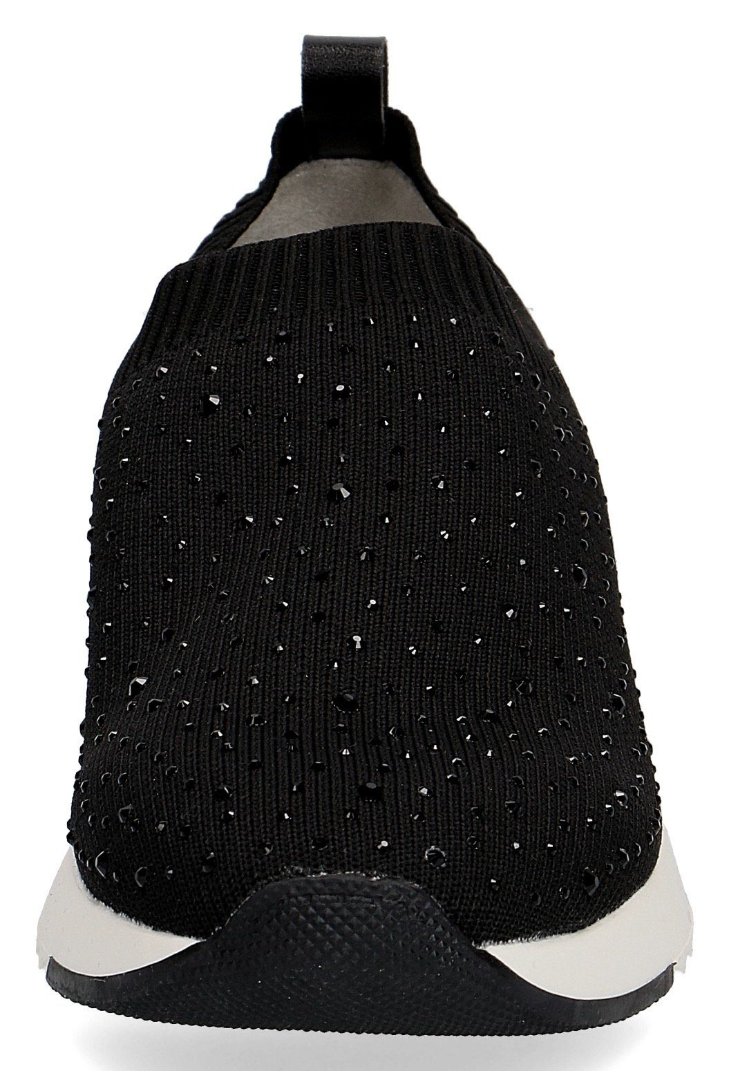 Strass-Steine mit Sneaker Caprice Slip-On schwarz