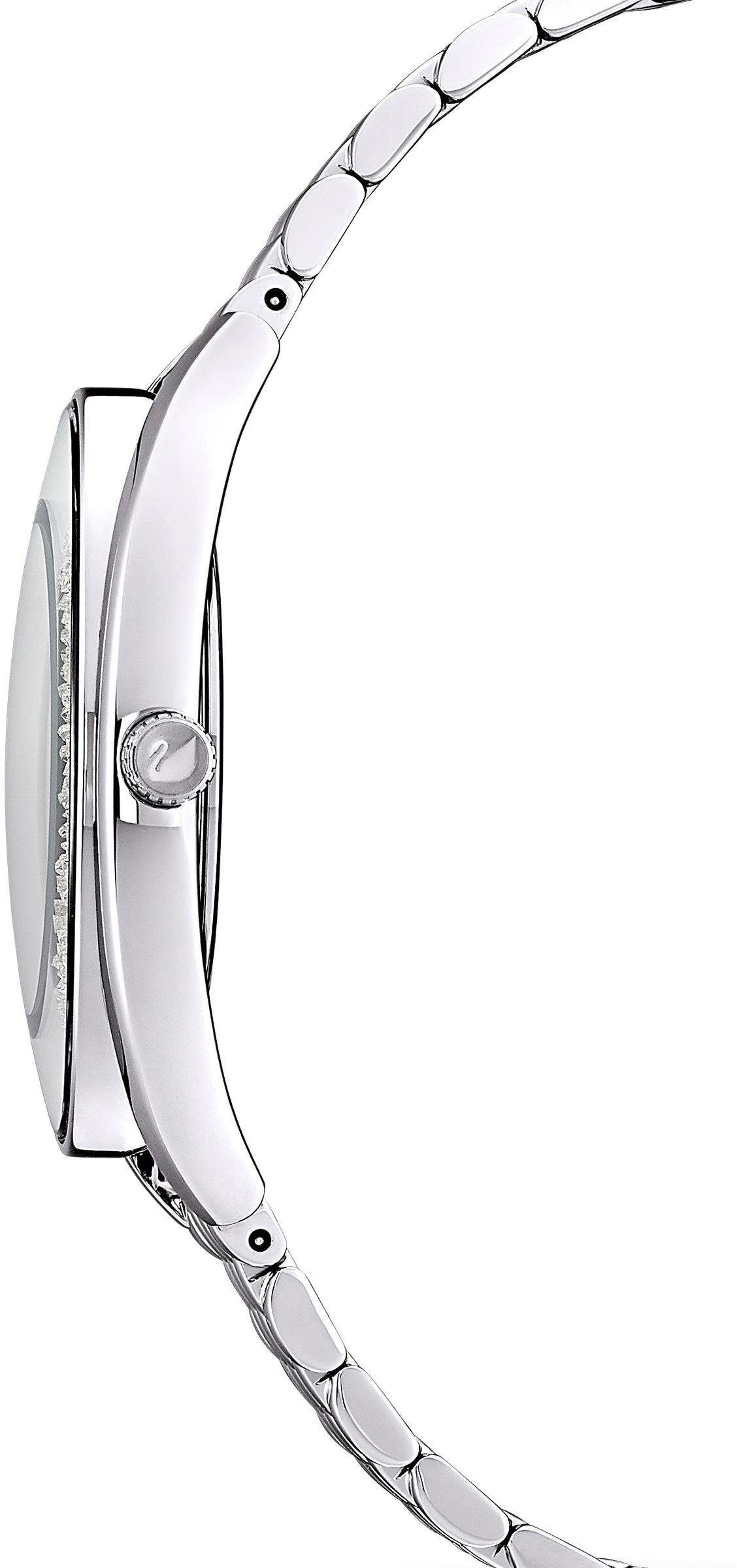 Swarovski Quarzuhr CRYSTALLINE AURA 5519462, Armbanduhr, Damenuhr, Swarovski-Kristalle, Swiss Made