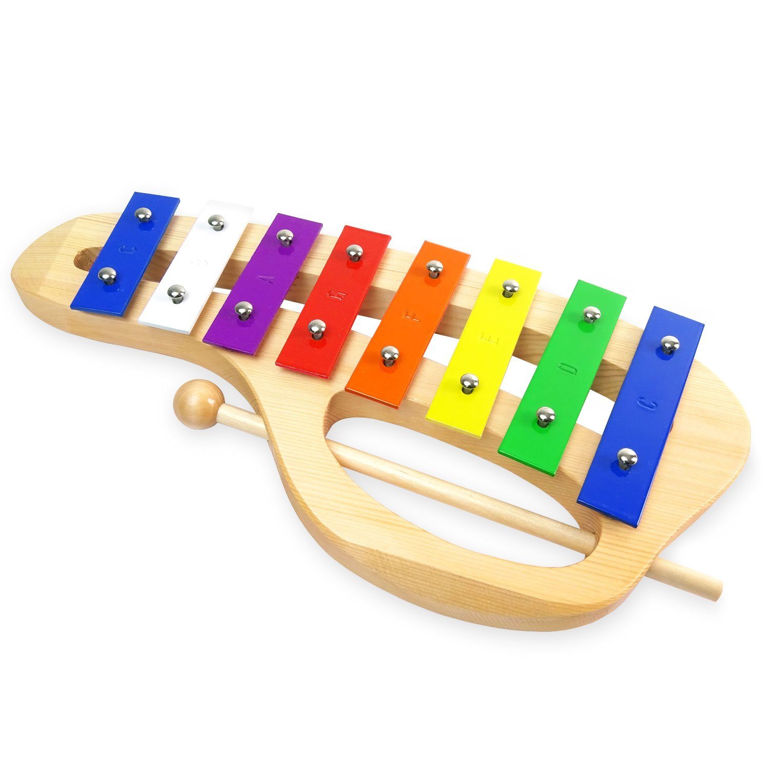 Glockenspiel keepdrum KGS-C Glockenspiel aus Holz mit Griff