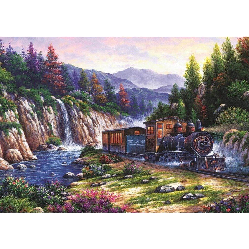 ART PUZZLE Puzzle Puzzle Train Travel 1000 Teile, Puzzleteile