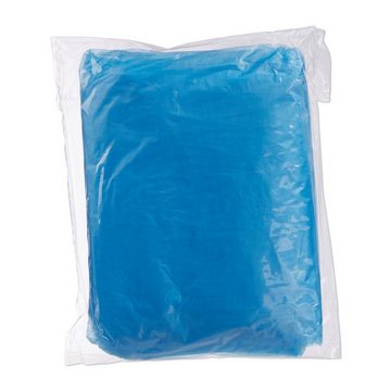 relaxdays Regenponcho 100 x Regenponcho blau