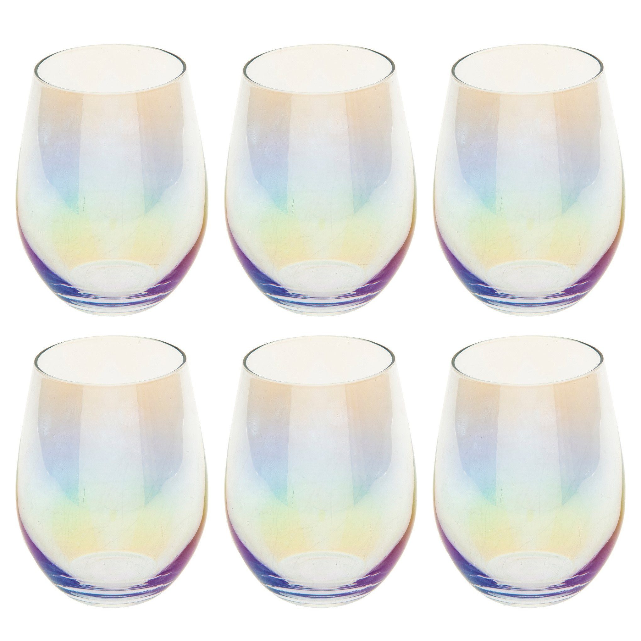 Secret de Gourmet Glas 6-teiliges Gläser-Set FANTASY, 540 ml - Secret de Gourmet, Glas