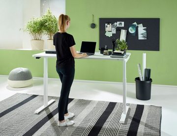 MO Casa Schreibtisch Elektrisch höhenverstellbares Schreibtischgestell "MO Five" stufenlos, Tischplatten von 120cm bis 180cm kompatibel