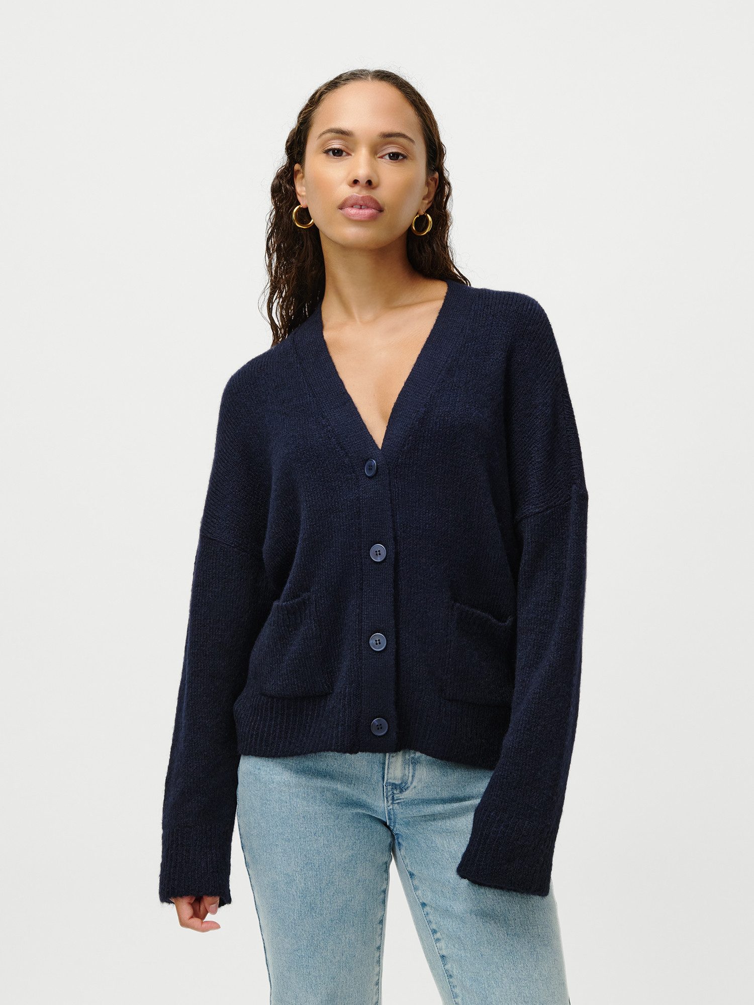 LeGer Strickjacke Hanne, LeGer by Lena Gercke Regular fit mit V-Ausschnitt günstig online kaufen