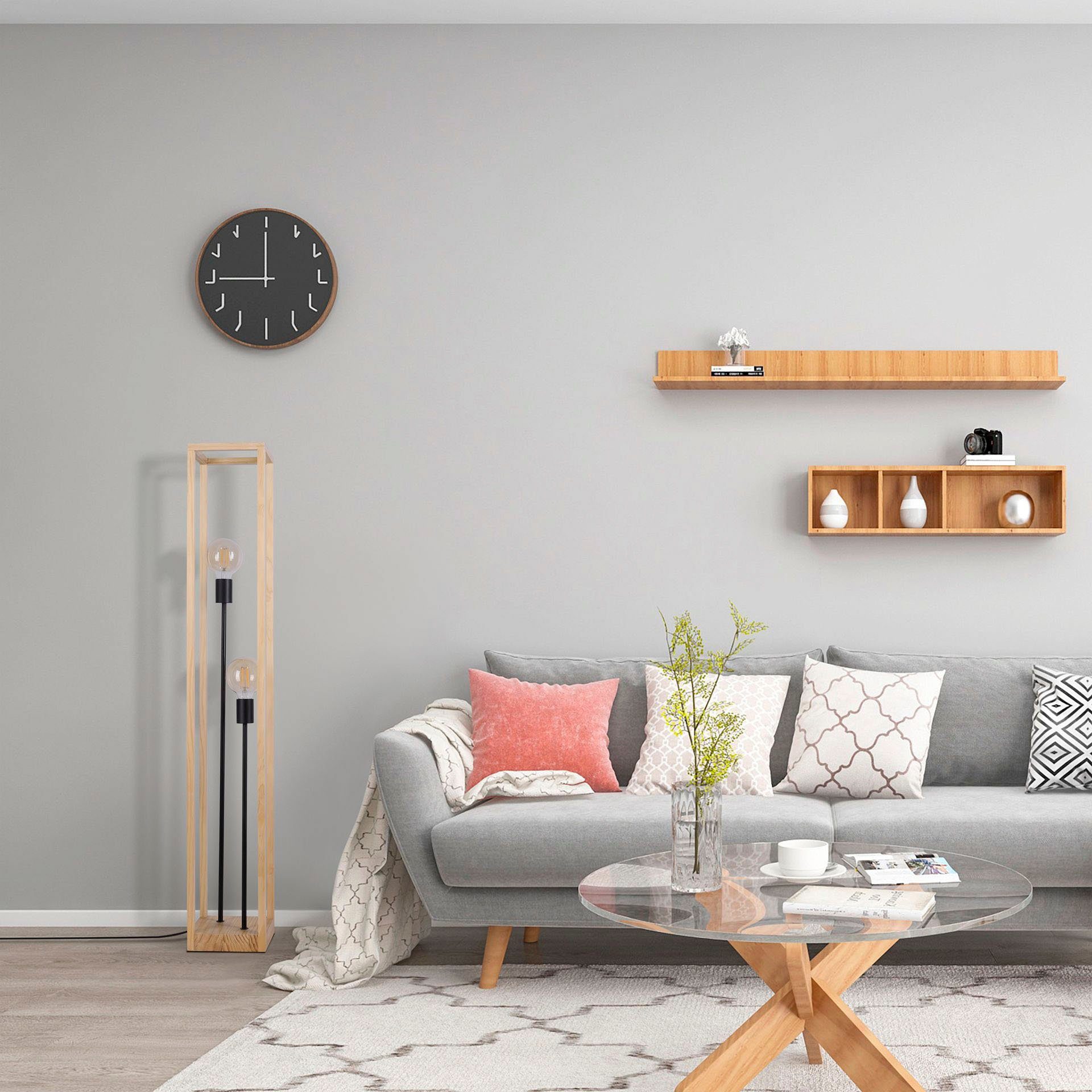 Paco Home Stehlampe BJÖRN, ohne Leuchtmittel günstig online kaufen