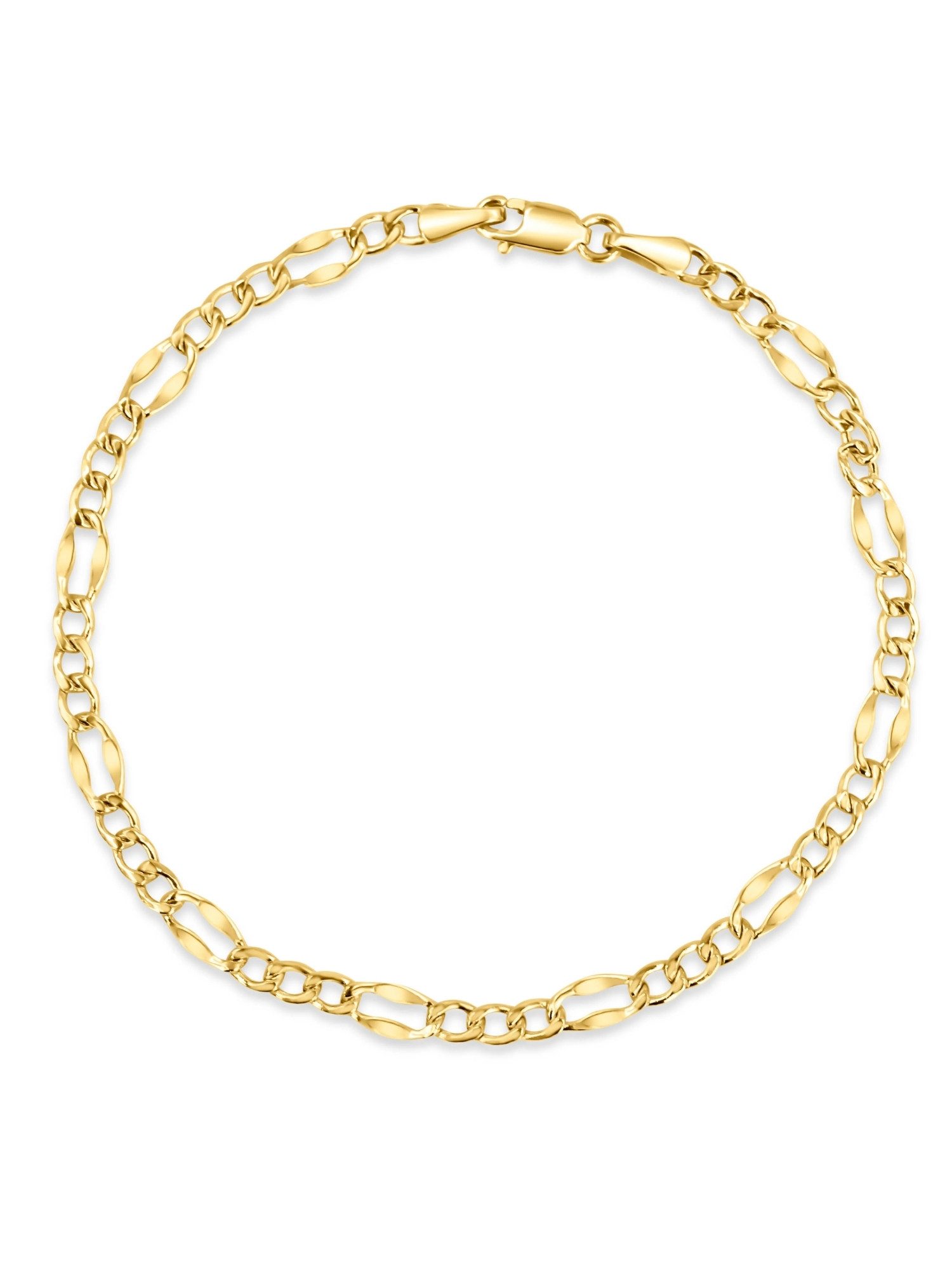Antares Gold Goldarmband 14-karätige, 585 er Gold Schmuck, 18 cm, hergestellt in Italien