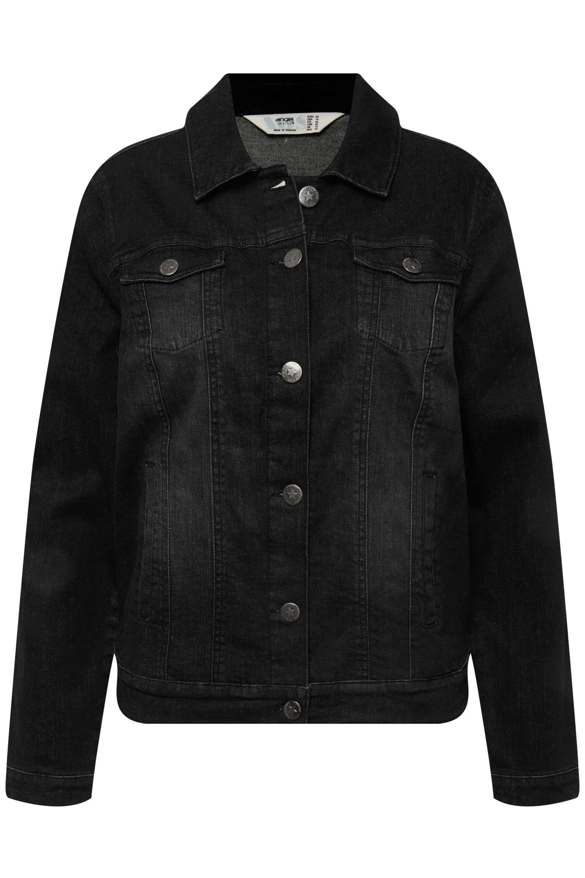 Angel of Style Jeansjacke Jeansjacke Frieda Wascheffekte Hemdkragen Langarm günstig online kaufen