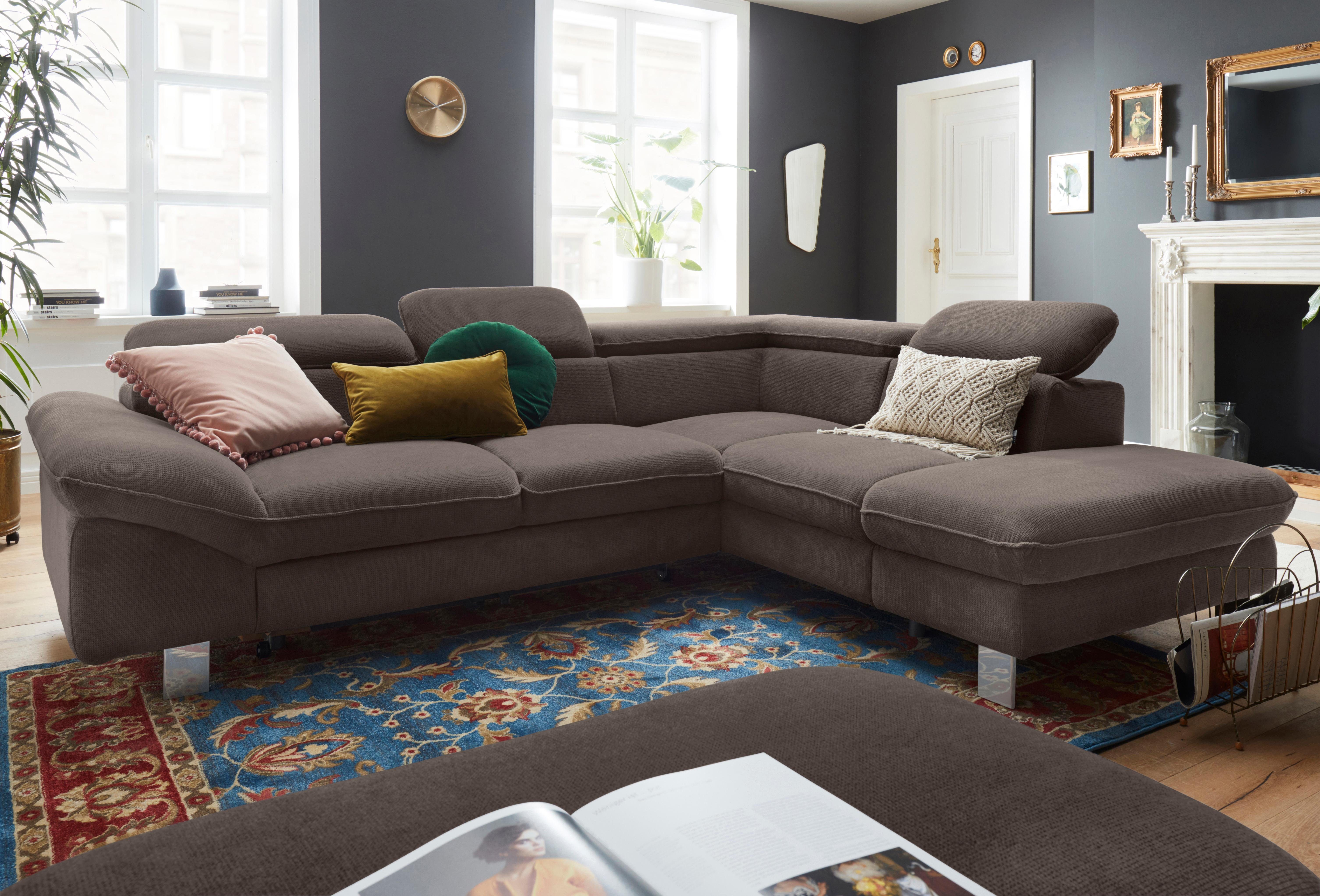 COTTA Ecksofa Driver L-Form, mit Kopfteilverstellung, günstig online kaufen