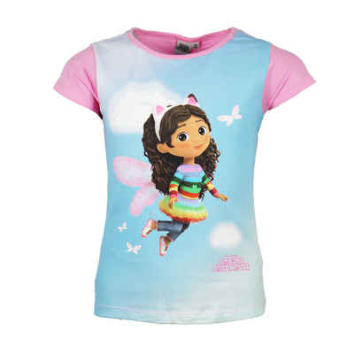 Dreamworks Gabby’s Dollhouse Print-Shirt Gabbys Dollhouse Mädchen Kinder T-Shirt Shirt Gr. 98 bis 128, Baumwolle
