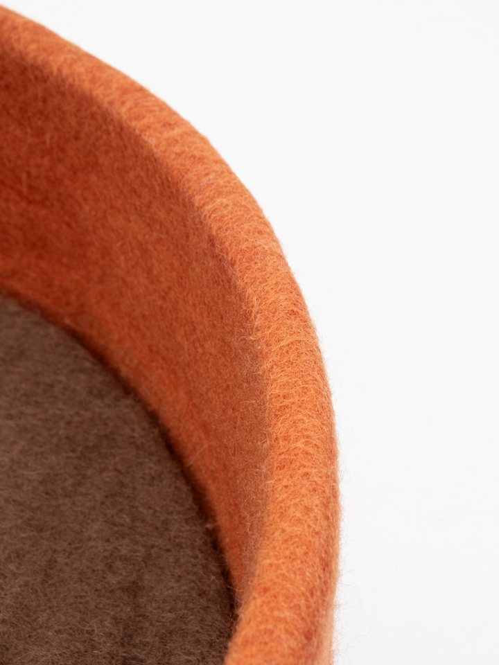 Thumbnail - myfelt Tierkorb Filz Hundekorb mit Inlay, aus 100% reiner Schurwolle, antibakteriell und schmutzabweisend, natürlich und...