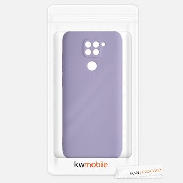 kwmobile Handyhülle Hülle für Xiaomi Redmi Note 9, Backcover Silikon - Soft Handyhülle - Handy Case in Veilchen Lila